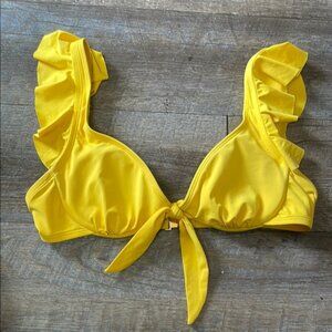 Bleu rod beattie Ruffled strap Bikini Top